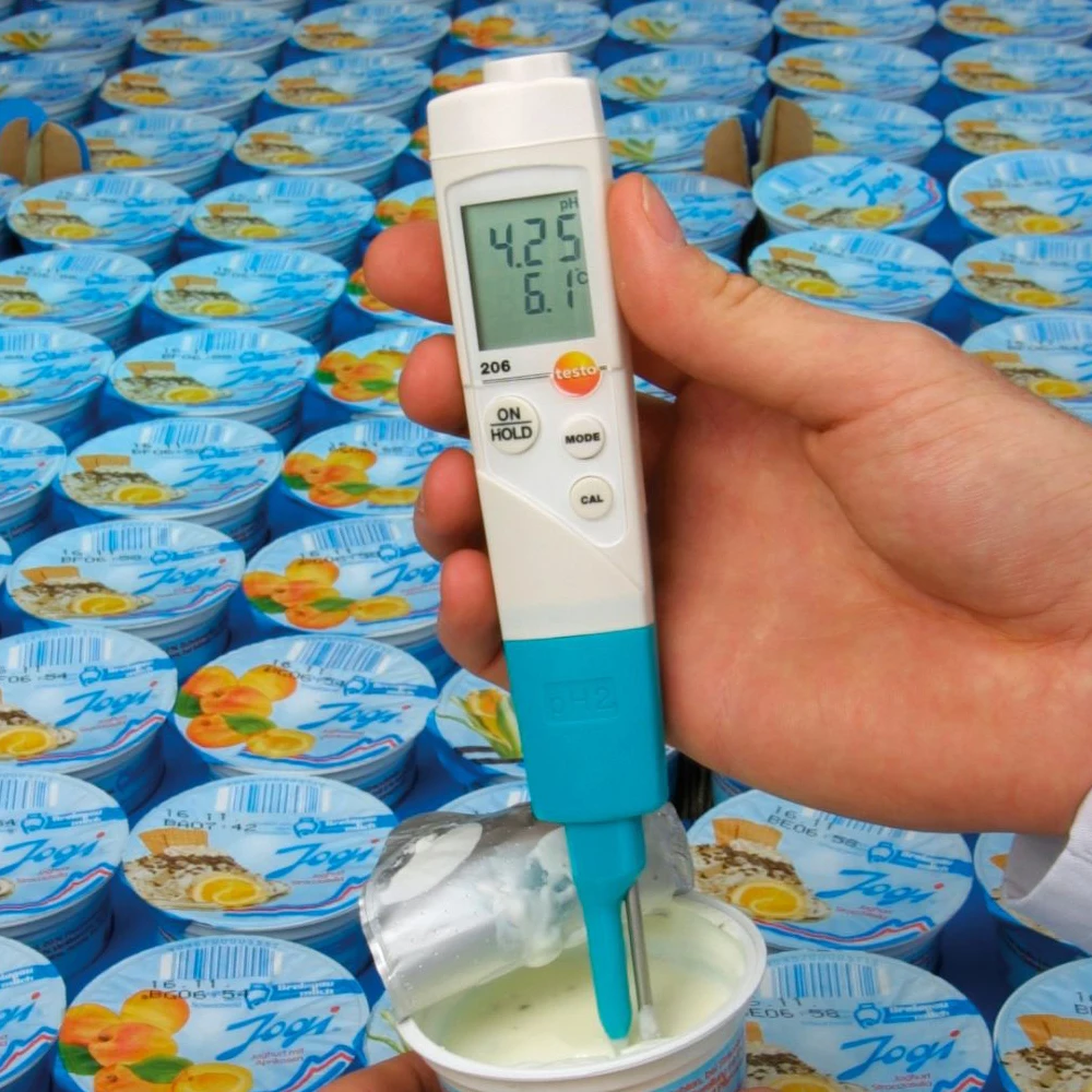 Imagem -05 - Testo-semi-sólido Medidor de ph Digital Cheese Yogurt Tester Ph2 a 14 ph 0563 2062 206