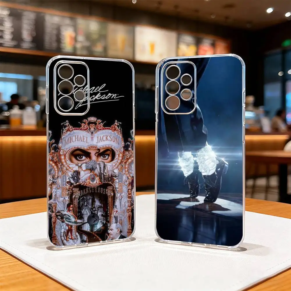 

Music Michael Jackson-m Phone Case Transparent Silicone Soft For Samsung S25,S24,S21,S22,S23,S30,Ultra,S20,Plus,Fe