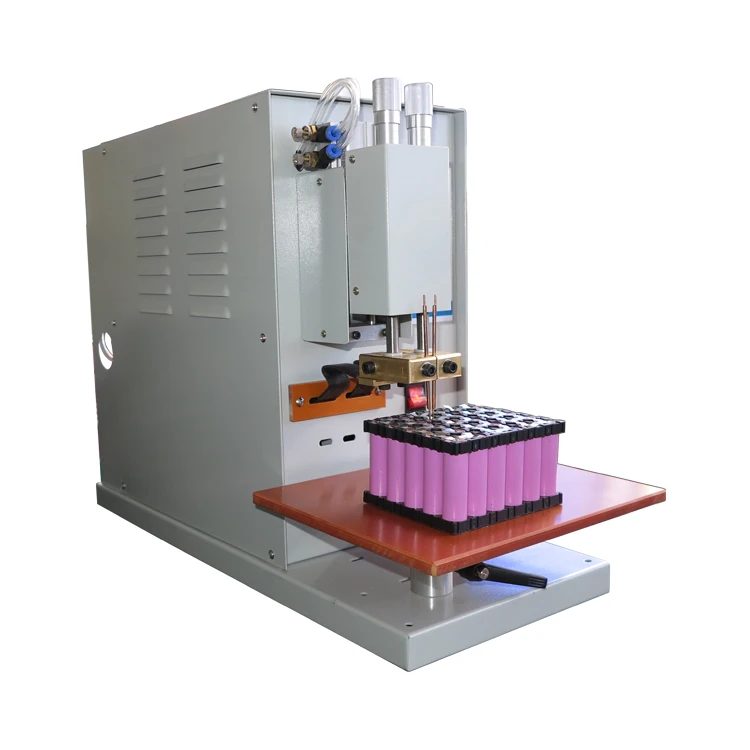Machine à souder par points pour batterie au lithium, poste pneumatique de bureau, 220V, 18650