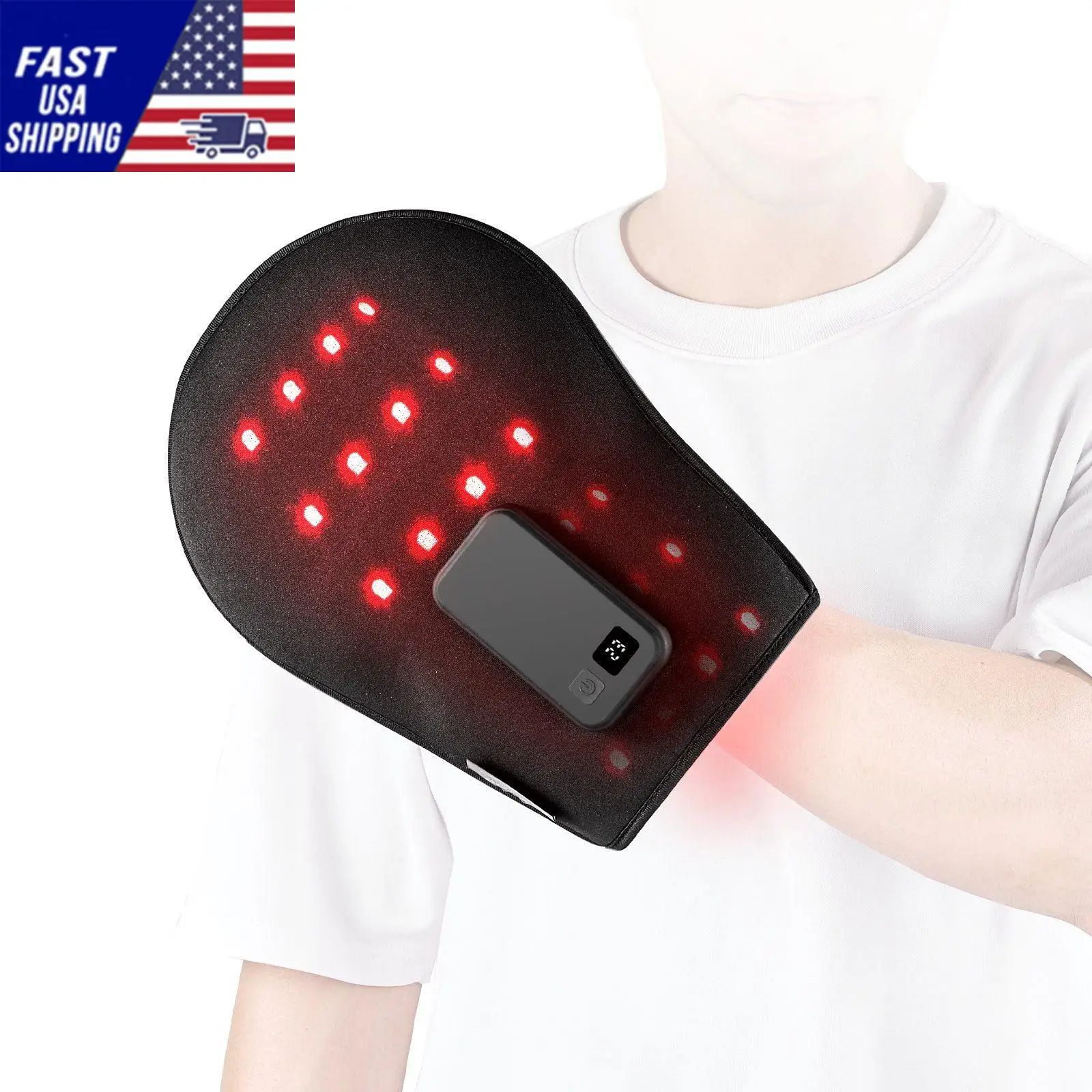 Red Light Therapy for Hand 660nm & 850nm Red Light Therapy Hand Glove