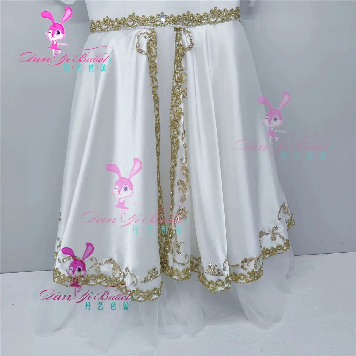 Danyi Professional Ballet White Sleeping Beauty female performance dress Velvet dress Competition costume GDP customized