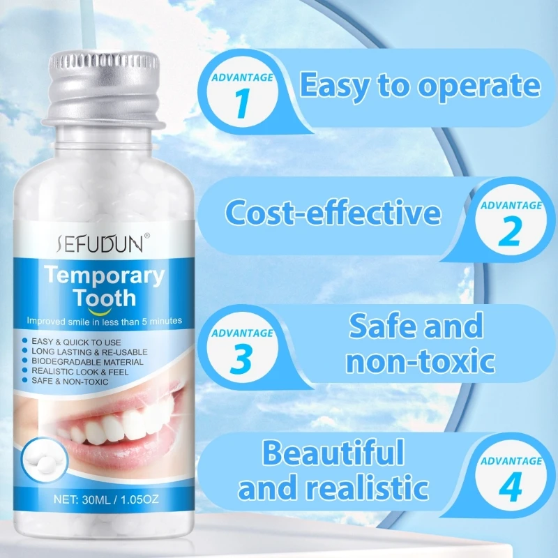 Q1QD Quick Fix for Missing Teeth Fill the Space with this Dental Repair Solution for Women and Men