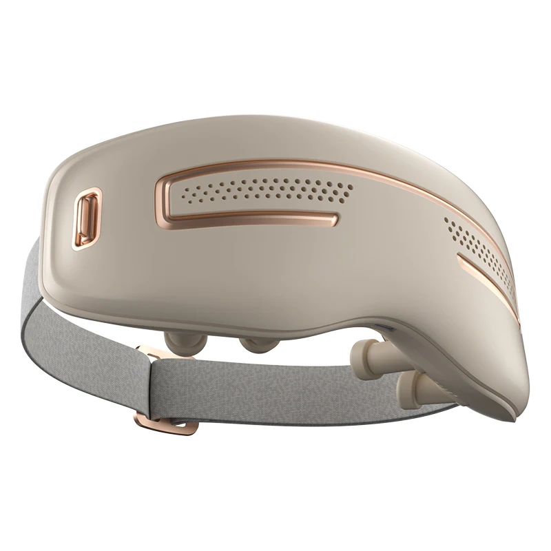 OEM ODM Massaggiatore elettrico intelligente per occhi con vibrazione del punto di agopuntura 3D ricaricabile per musica Bt intelligente all'ingrosso con calore e raffreddamento