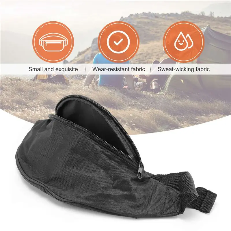 AED4-2018 Riñonera para mujeres y hombres, riñonera colorida Unisex, riñonera con cremallera, paquete de bolsa