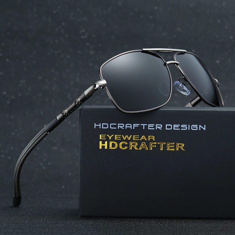 HD Hot Selling Brand Designer Sunglasses Men Polarized Driving Outdoor Sport Sun Glasses For Men High Quality gafas de sol