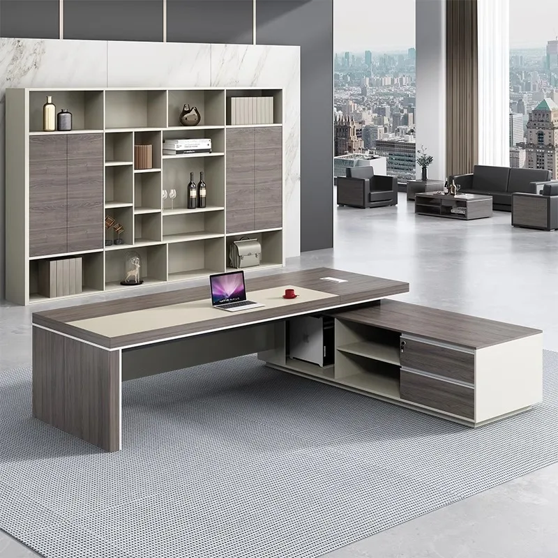 Boss Table Manager Table Supervisor Table and Chair Combination Office Furniture Single Desk 1.4*