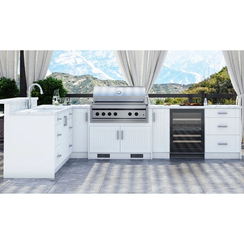 Picture 6: Modern Customized Cook BBQ Modular Stainless Steel Outdoor Kitchen Cabinet with BBQ