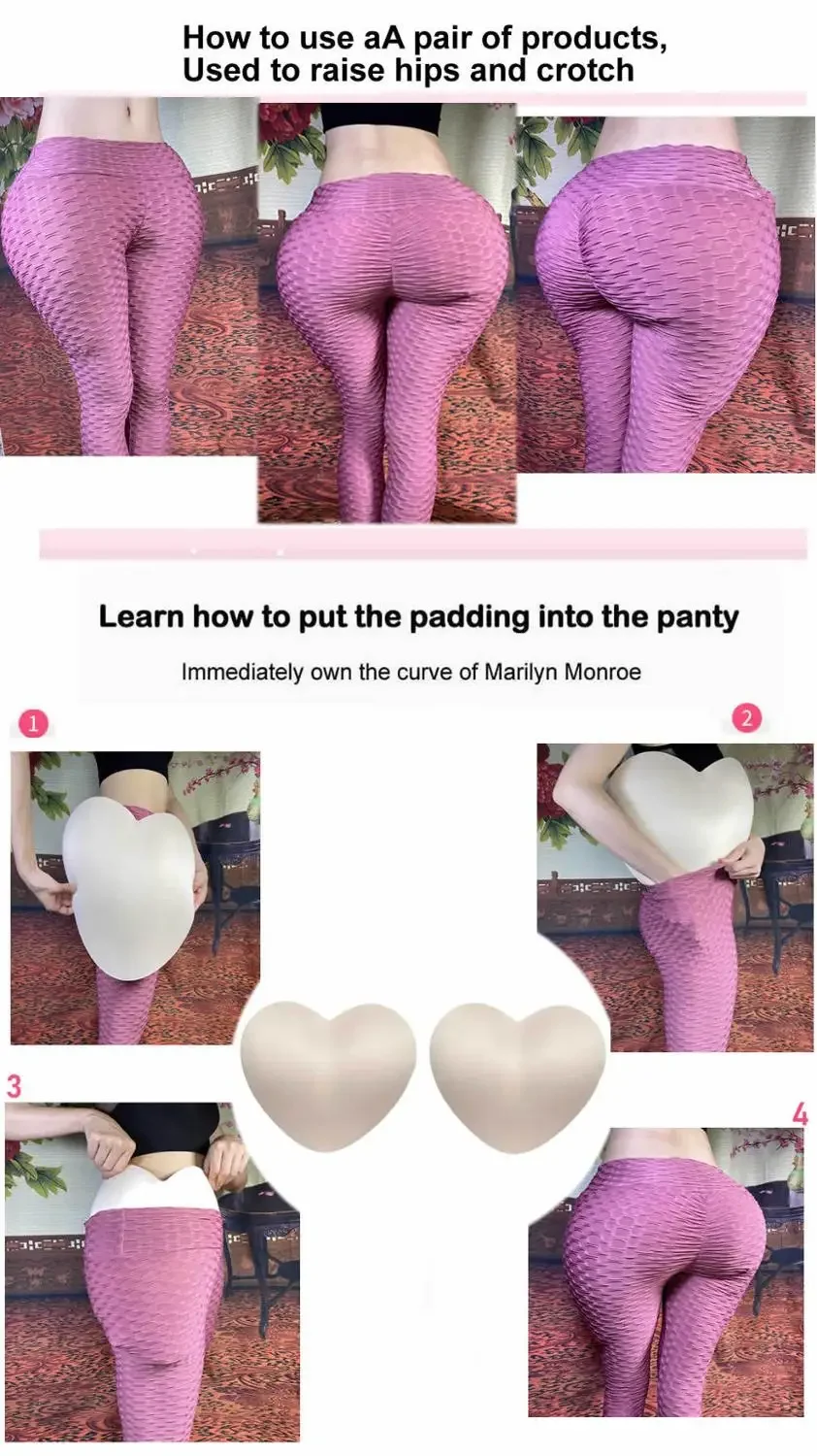 New Crossdresser Sponge Hip Pads with Pants Shemale Fake Butt Transgender Enhancing Ass Enhancer Buttocks Panties Butt Lifter