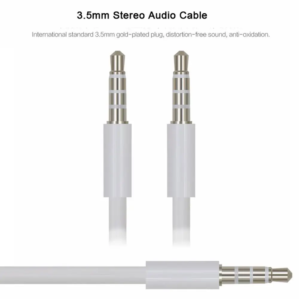 

Cord Gold-plated Plug Stereo Male To Male 3.5 mm To 3.5mm Plug Audio Wire Speaker Auxiliary Cable Aux Cable Audio Cable