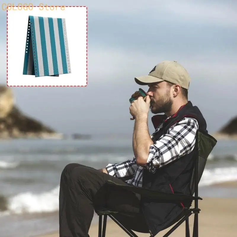 Folding Chair Replacement Fabric Set with Cords Suitable for Patio Outdoor Seats D0LD
