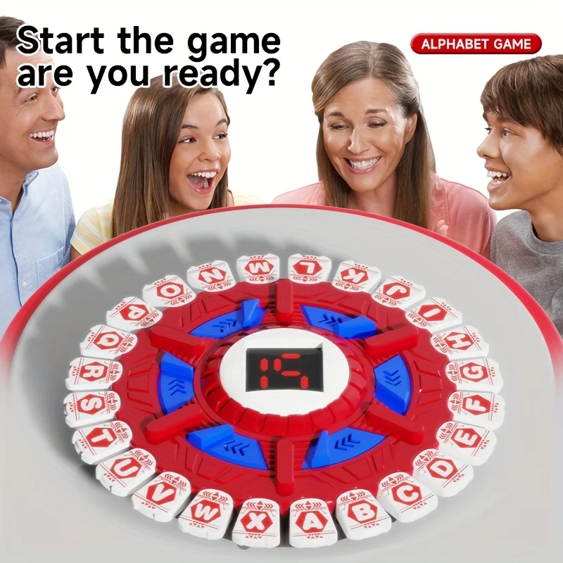 24-Key Spanish Alphabet Game (Digital Display Version) – Fun Brain Challenge, Fast-Thinking Board/Tabletop Game.