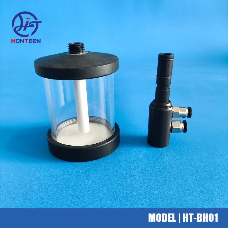 Portable Test Powder Coating Spray Gun Cup Hopper Mini Bottom Suction Fludizing Barrel Tank For Lab Use Purpose