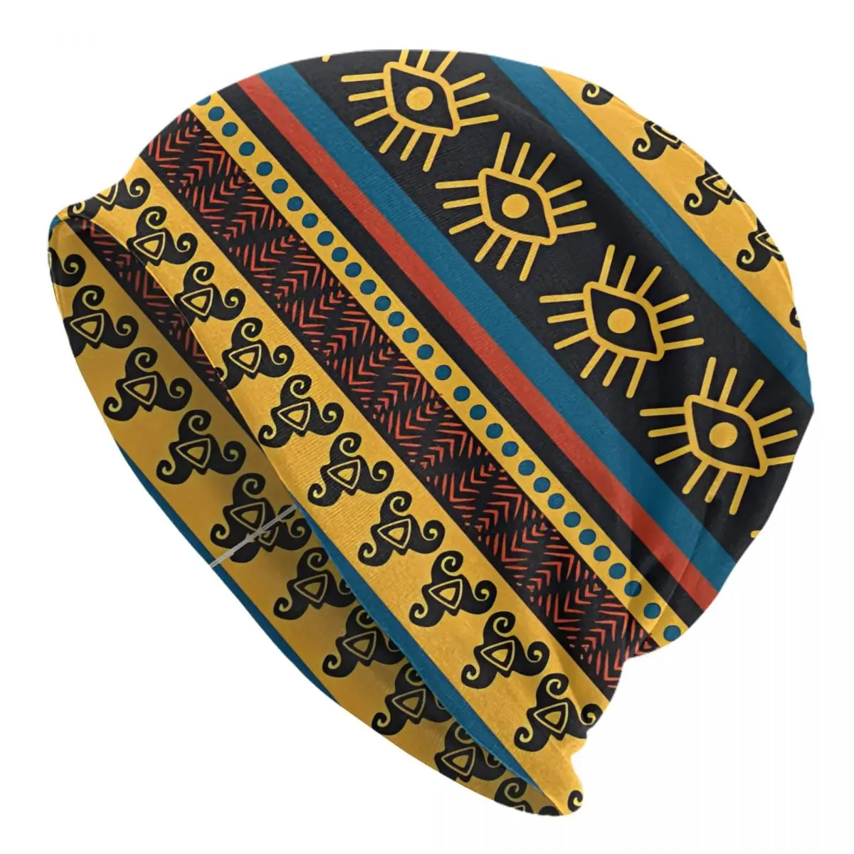 

Fashion Hats African Ethnic Tribal Thin Hat Bonnet Special Skullies Beanies Caps Men Women's Earmuffs