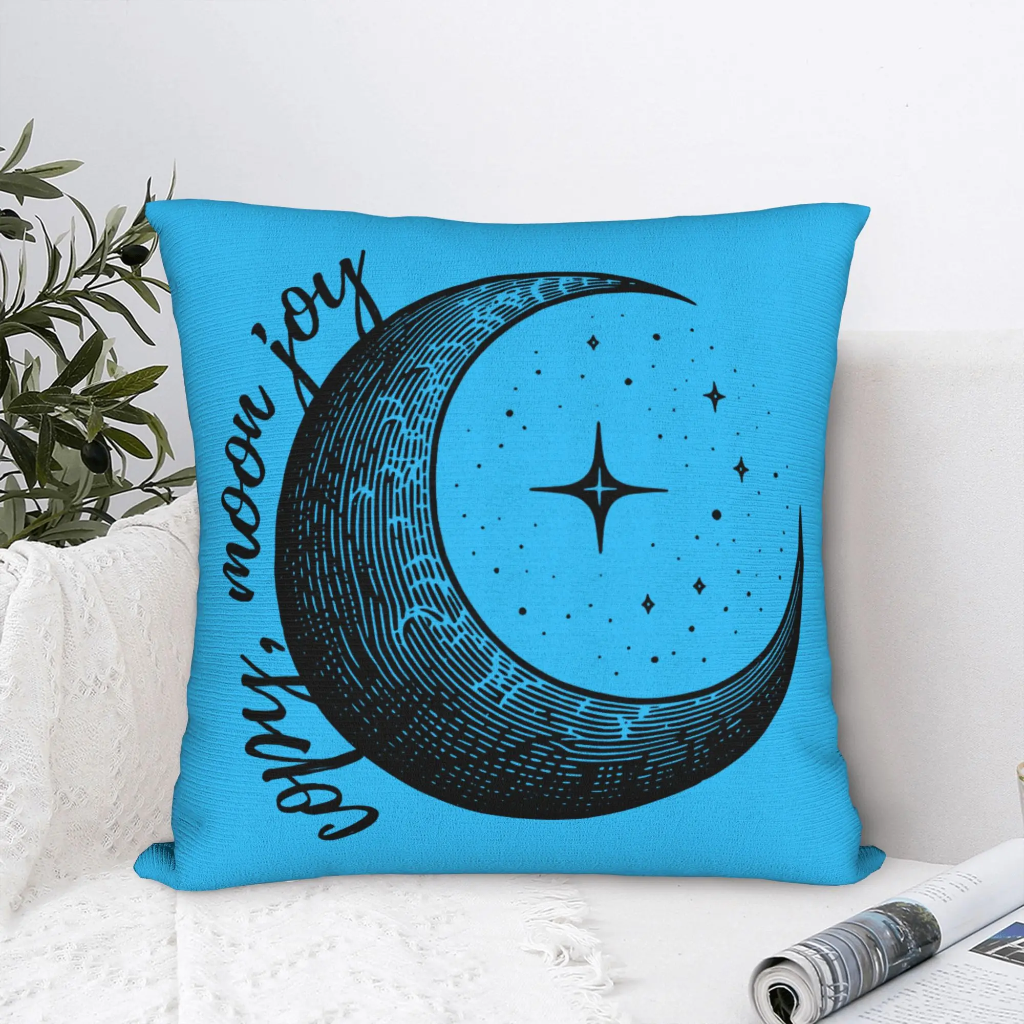 Copy Moon Joy Pillow Case  Custom Pillow Cover For Sofa Home Decor Novelty Cushion Cover