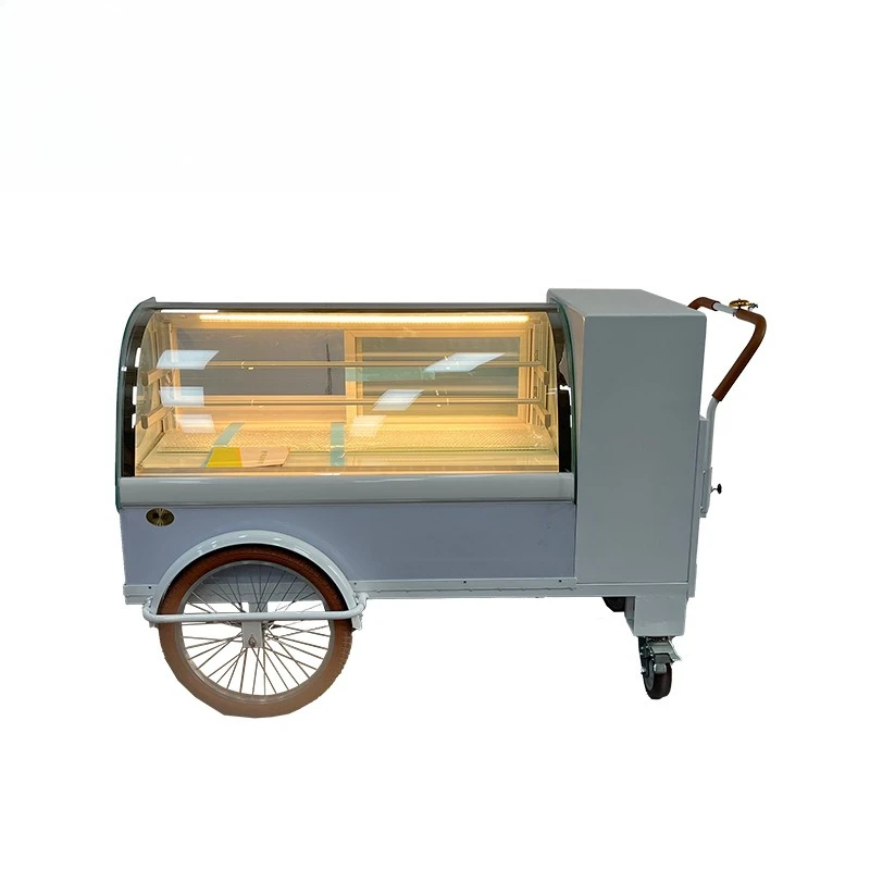 Commercial Internet celebrity mobile stall shopping mall night market store promotion refrigerated display case multi-functional