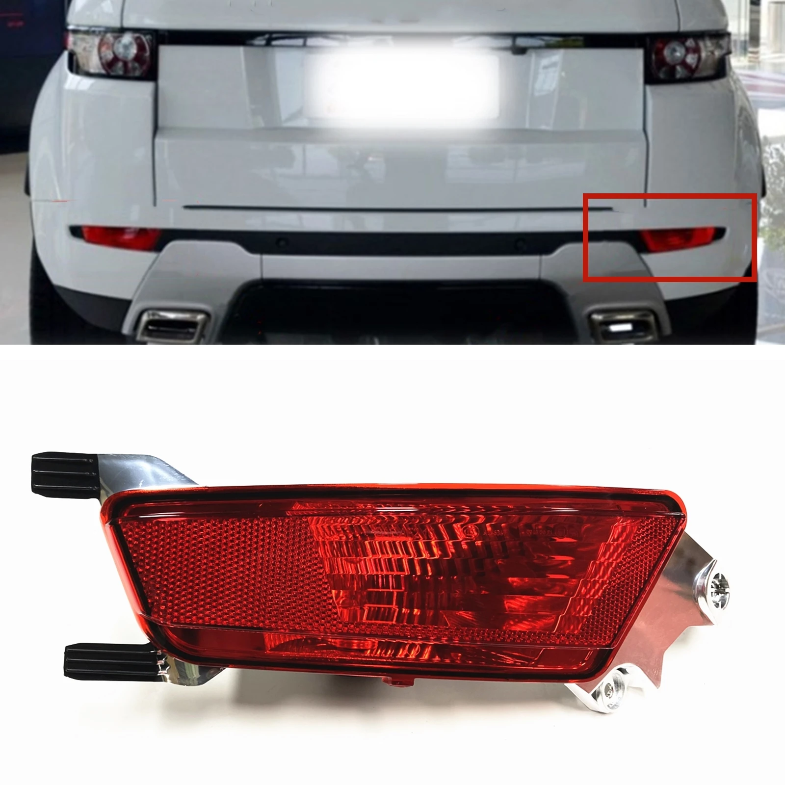 

Rear Bumper Fog Light For Land Range Rover Evoque 2011-2019 Turn Signal Indicator Reflector Taillight Tail Brake Lamp Foglamp