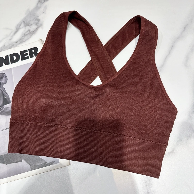 

Sexy Sports Crop Top Bal Cross Design Tight Fit Crossbody Vest 2023 Summer New Arrival Women's Faion Vest