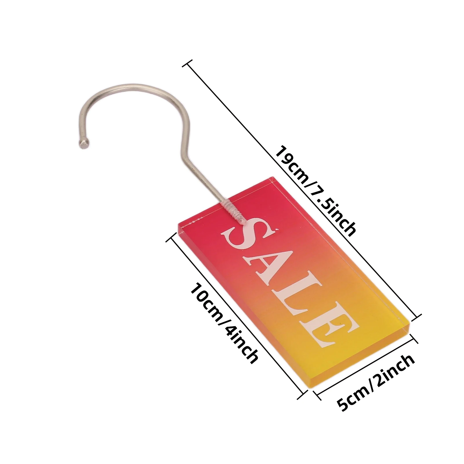 Picture 5: Business Sign Hanger Hook SALE Label Clothing Store Snap Soft Film Promotional Signage Shoes Handbag NEW Brand