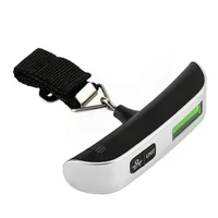 Digital Portable Luggage Scale  110lb/50kg Capacity  LCD Display Hanging Weighing Scale for Travel Suitcases 6