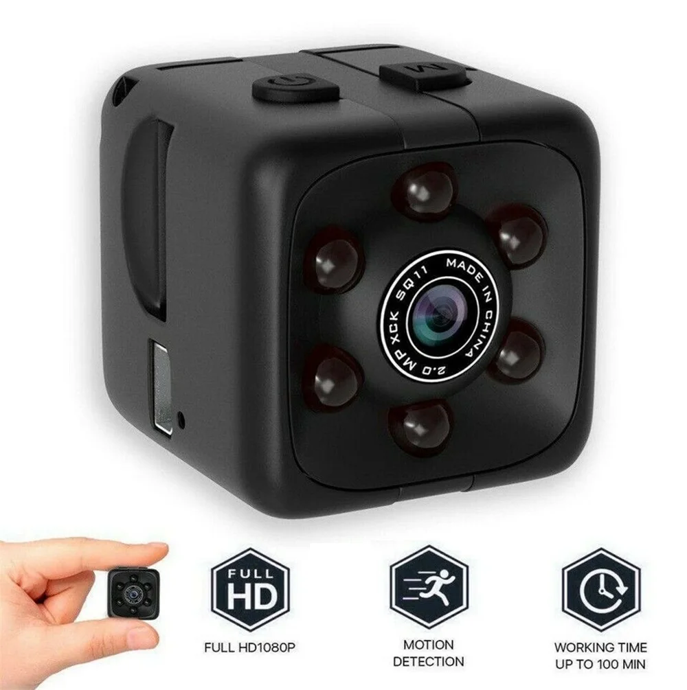 SQ11 Sport DV Video Small Camera Video Recorder HD 1080P Mini Cube Security Micro Camera Motion Sensor DVR Micro Camcorder