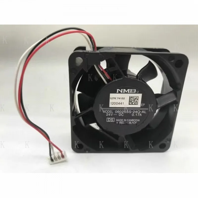 

C ДЛЯ NMB 06025SS-24Q-AL Вентилятор постоянного тока 24 В 0,17 А 6 см 6025