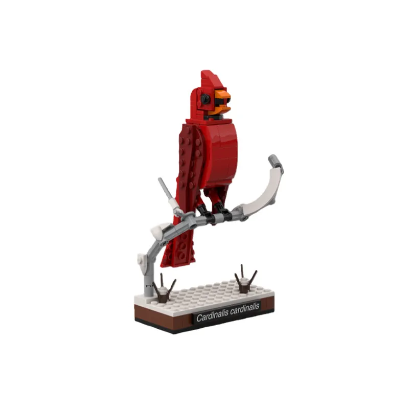 MOC-77108 Westliche Tiere Vogel Fasan Eisvogel Tauchender Rotkehlchen Kleine Partikel Montage-Bausteine Modell-Puzzle Spielzeug Geschenke – Detail 6