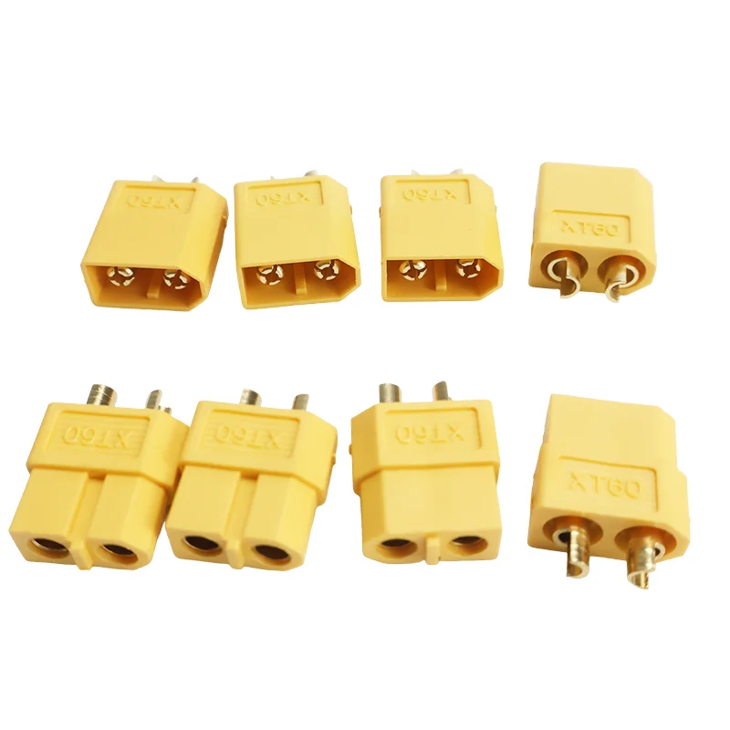 Connettore XT60 4 paia con 4 colori (rosso, nero, giallo, blu) maschio/femmina per striscia LED per auto RC drone Identificazione facile della polarità