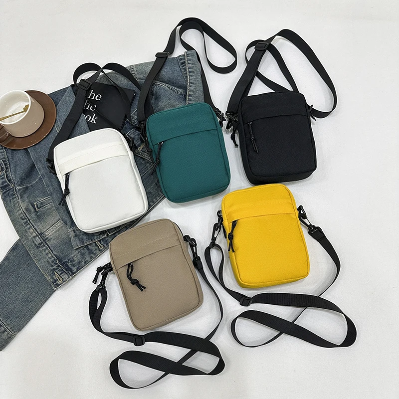 

Новая легкая сумка через плечо, повседневная сумка-кроссбоди, сумка для телефона и монет, мужская сумка для активного отдыха.