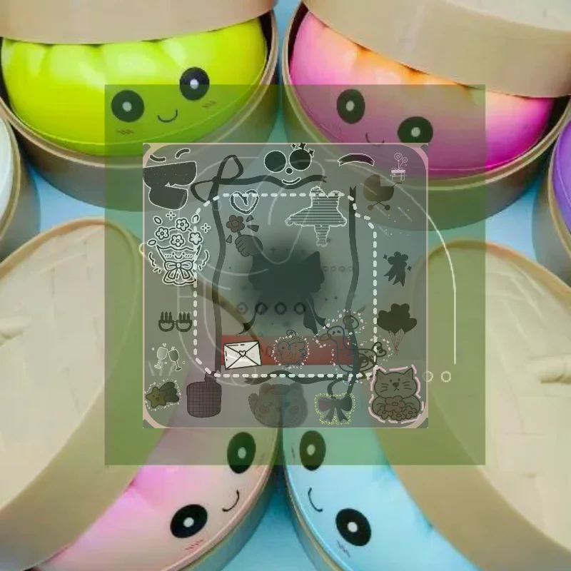 

Dumpling 1Pcs Soft Rebound Squeeze Toy Simulated Stress Ball For Anxiety Desk Decor Gift Students