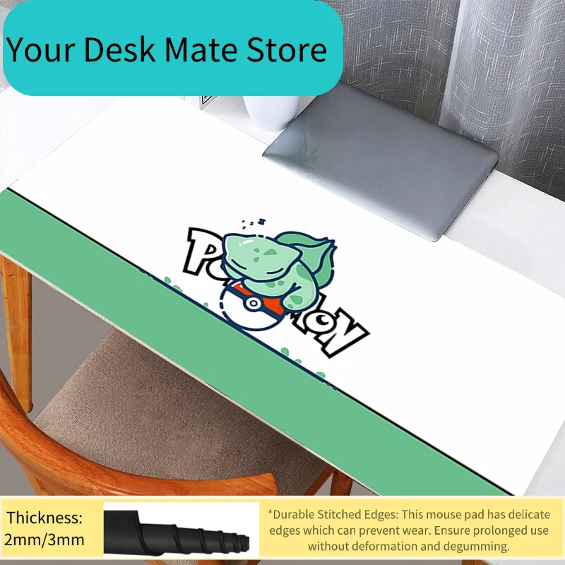 

Коврик для мыши Pokemon Pikachu, большой игровой коврик для клавиатуры, настольный коврик, коврик для мыши XXL 900x400 для компьютера