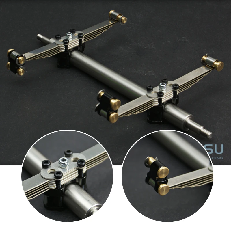 LESU Metal Suspension Axle for DIY Tamiyaya 1/14 RC Trailer Truck Remote Control Toys Model Electric Car Accessories Th02081