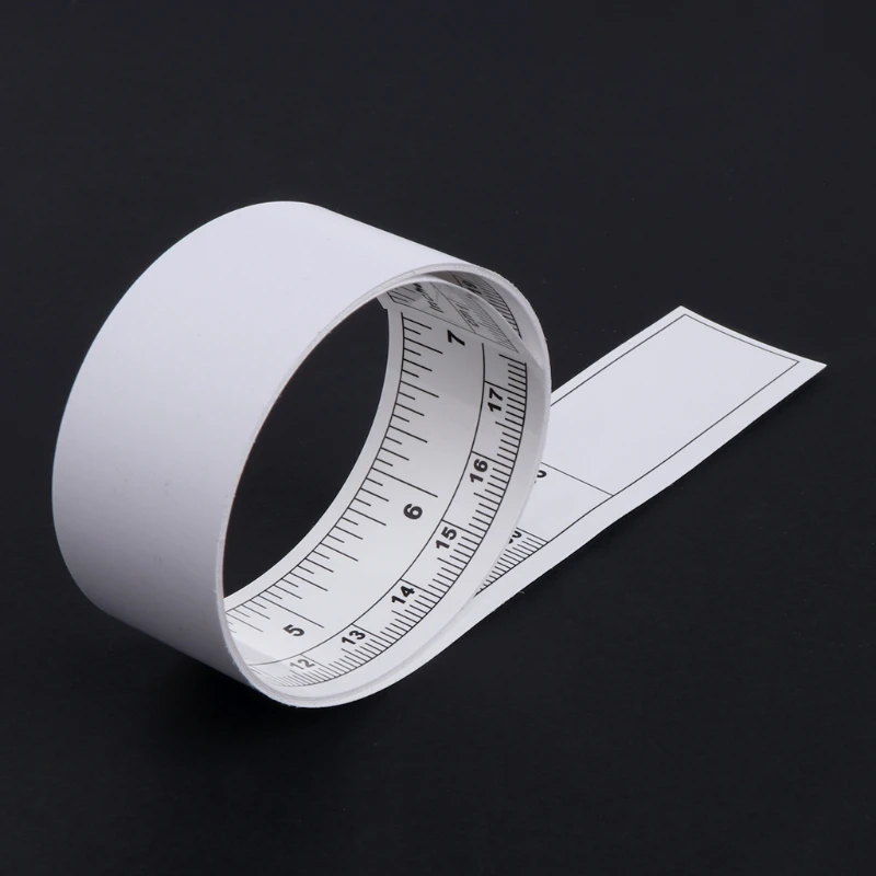 Lightweight Self Adhesive Metric Measure Tape Vinyl Ruler Suitable for Sewing Machine Sticker 45/90cm 18/36-inch Durable M4YD