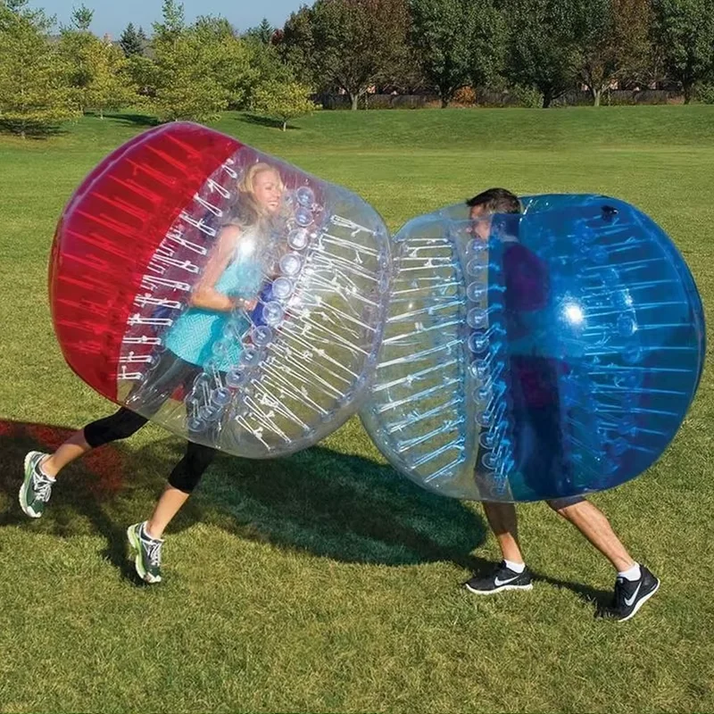 Mais nova bola inflável do laço do PVC 1.7m para a venda bola inflável do terno do futebol da bolha