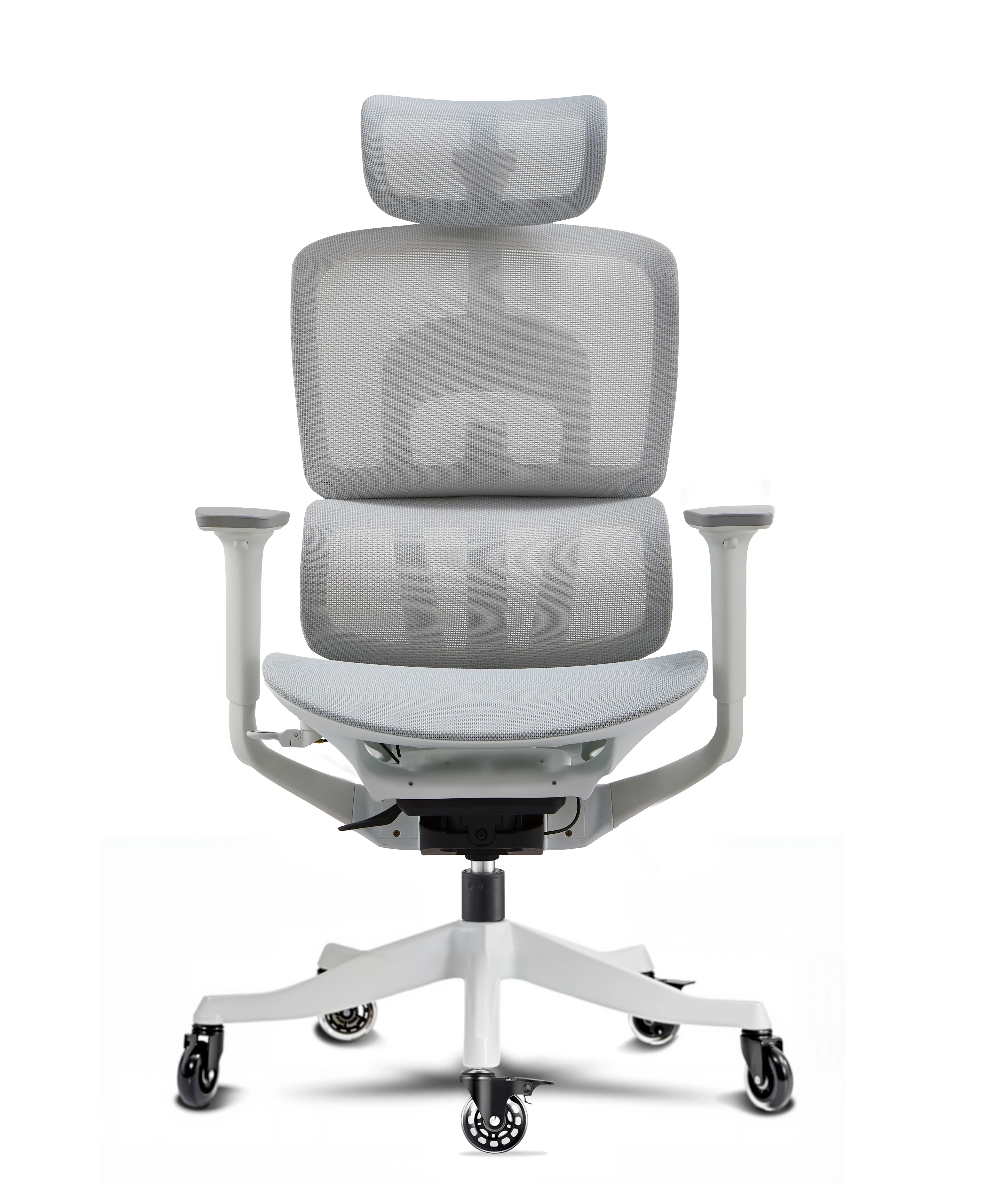 

Adjustable modern design gaming chair with durable fabric mesh ergonomic footrest, aluminum base