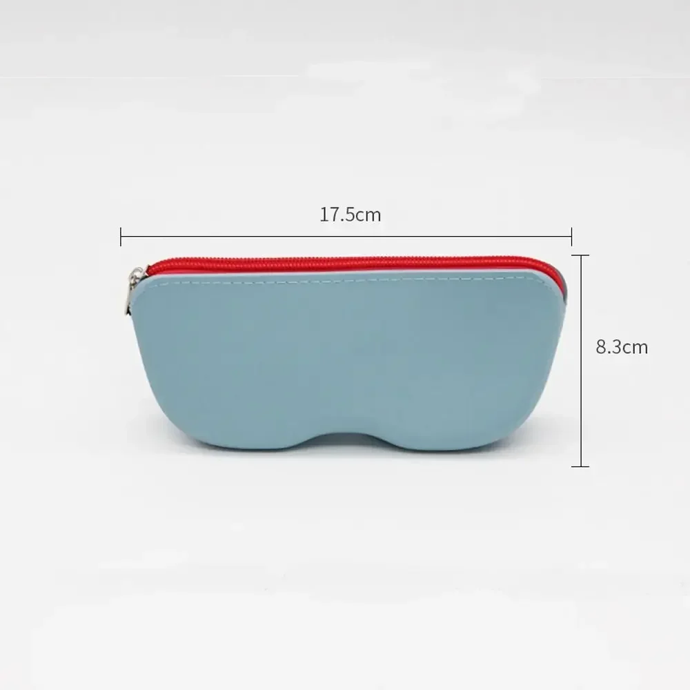 حلوى لون سيليكون نظارات حقيبة ، حافظة نظارات ، مقاوم للماء حقيبة نظارات ، حقيبة مستحضرات التجميل عملة ، صندوق نظارات الغبار