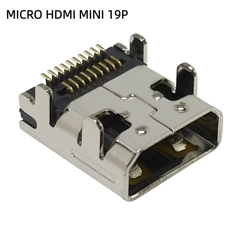 5PCS MINI MICRO HDMI 19 Pin SMT High-definition Socket Miniature High-definition Video Socket D Type Connector