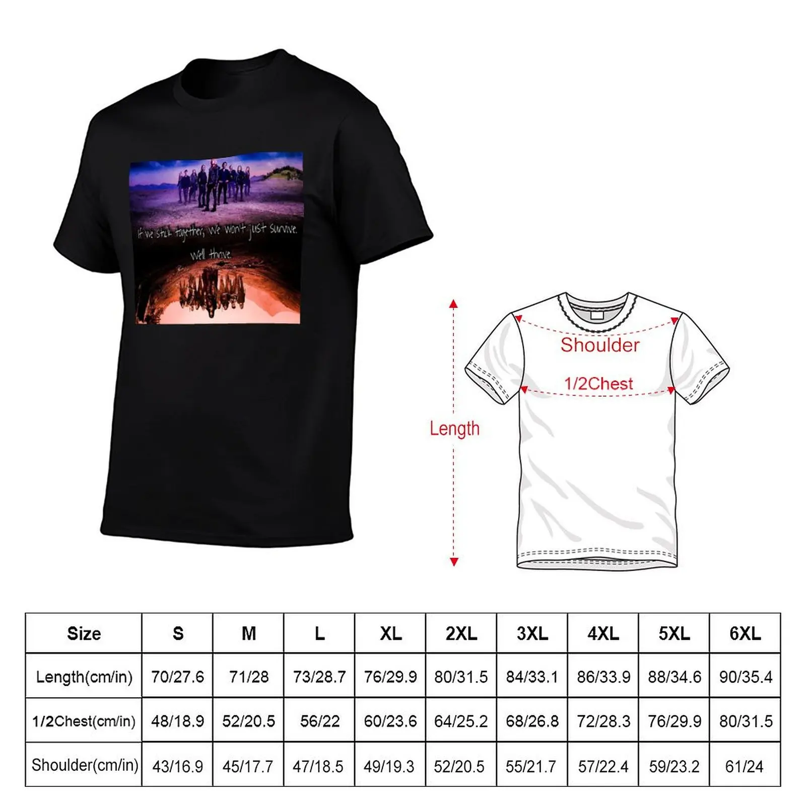one crew the100 T-Shirt cheap stuff T-shirts oversize plus size clothes vintage anime shirt t shirt men
