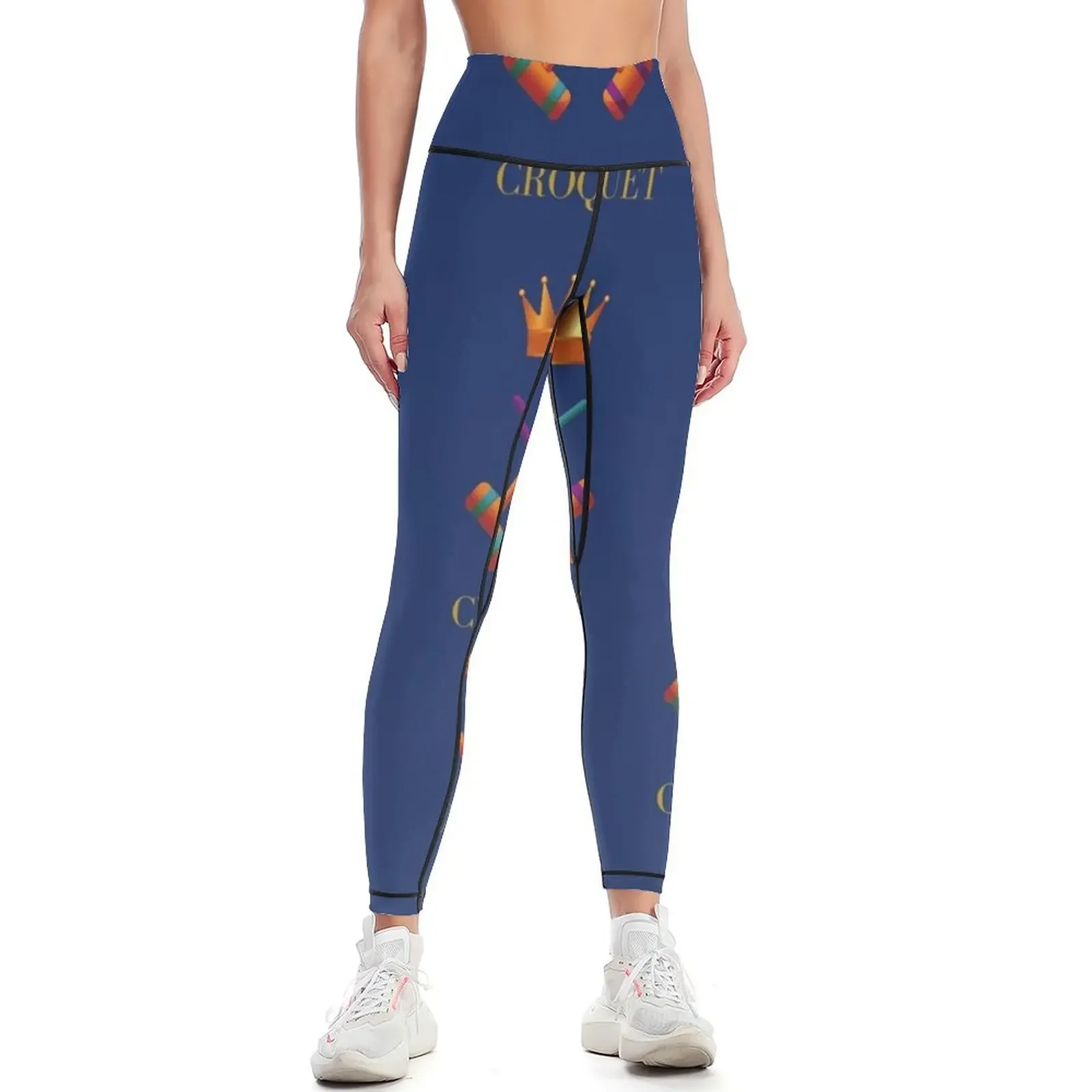 Croquet mallets and crown Leggings Fitness clothing sports for push up for girls Women's fitness Womens Leggings