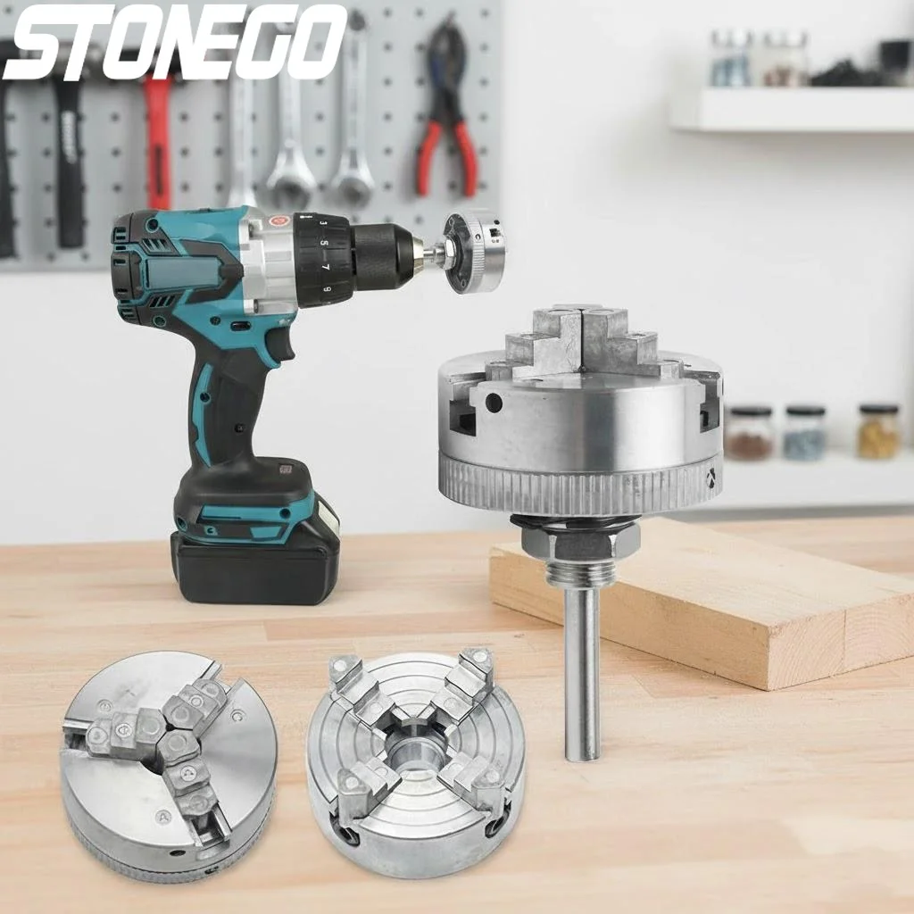 ヘビーデューティーセルフセンタリングドリルチャック-3-4-ジョー-m12x1mm-リンケージ電動旋盤用穴あけ工具