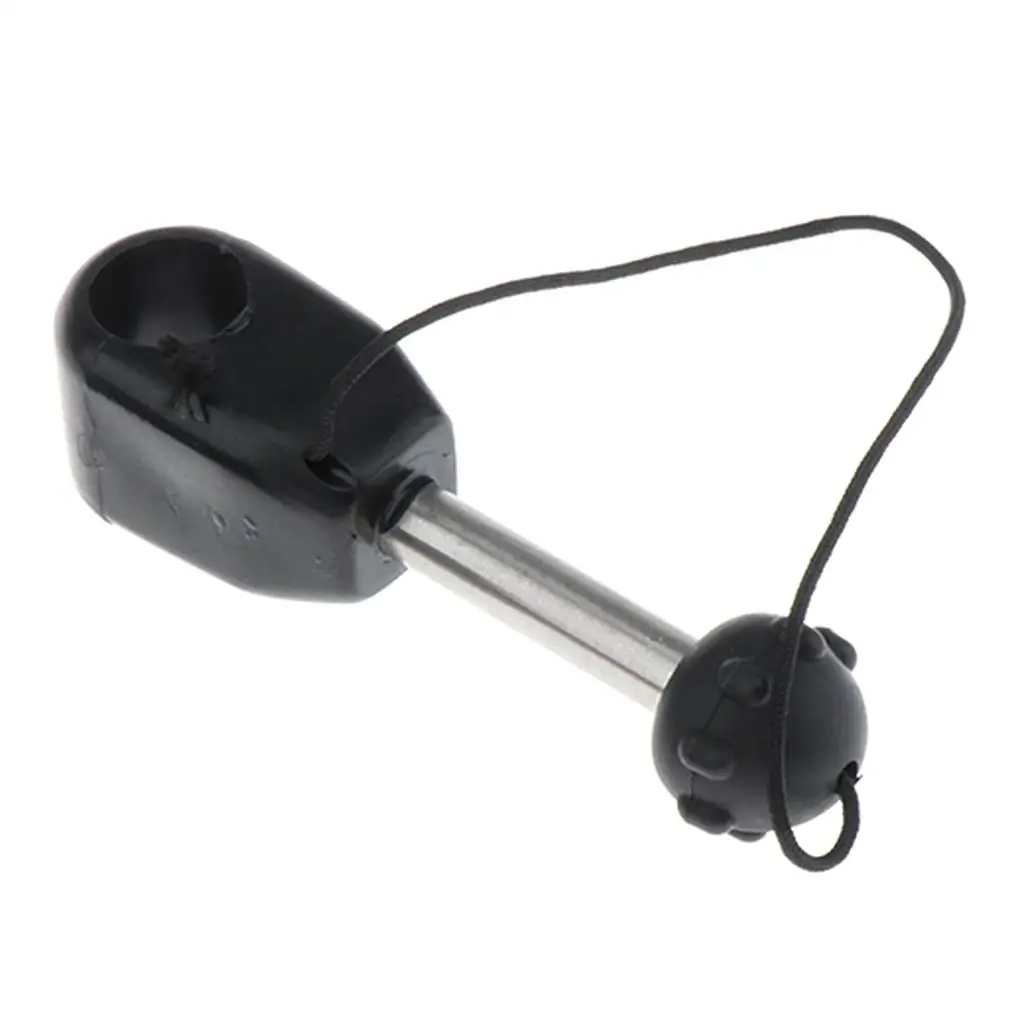 Accessorio per kayak Supporto di ricambio per pulsante per barca in acciaio inossidabile con bloccaggio a paletta per gommone per zattera da canoa