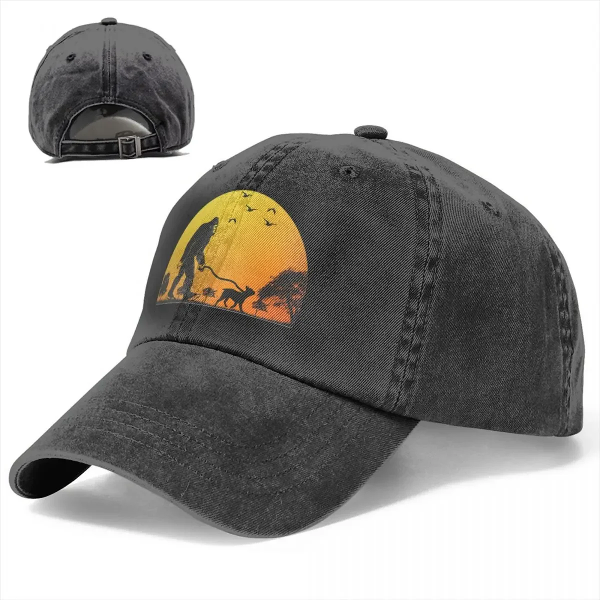 Summer Cap Sun Visor Walking French Bulldog Hip Hop Caps Bigfoot Sasquatch Cowboy Hat Peaked Trucker Dad Hats