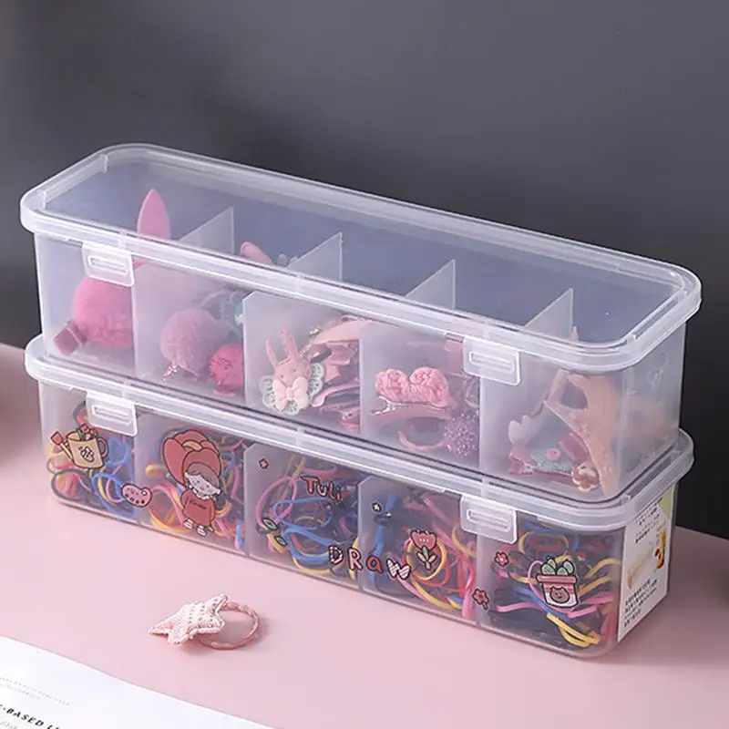 Clear Drawer Organizer Drawer Compartment Box Transparent Charger Cable Cord Earrings Storage Box Accessories Storage Supplies