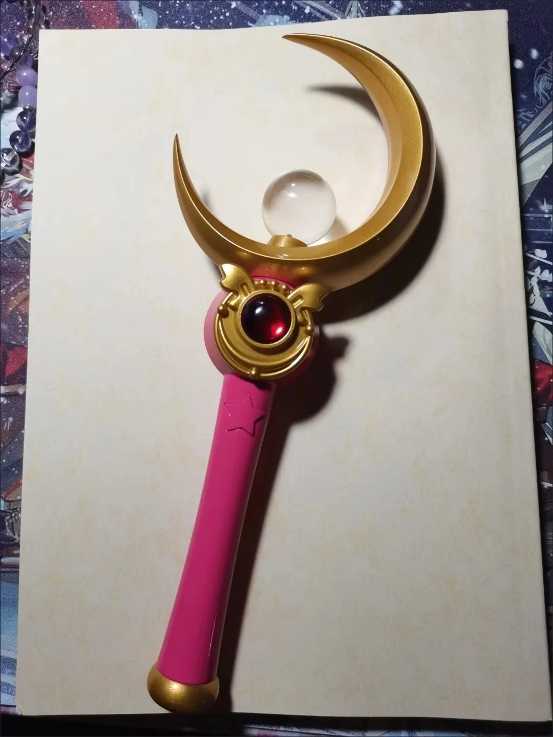Anime Cosplay Sailor Moon Usagi Tsukino Moon Stick Crystal Props Costume Halloween Party Comic Adult Women Birthday Toy Gifts view 6