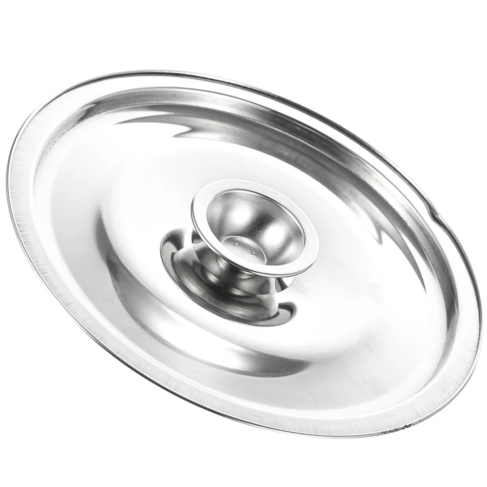 

Stainless Steel Oil Pot Lid 14cm Reusable Canning Jar Covers Metal Seasoning Pot Lids Kitchen Supplies Strong Practical