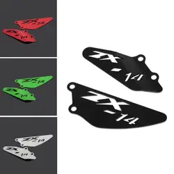 Foot Pedal Heel Guard RRearset Kick Plate For Kawasaki ZX14 2006-2011 Ninja ZX14R 2012-2023