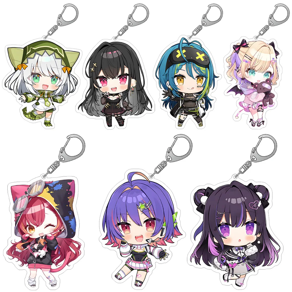 Guo Xiao Luo VTuber VSPO  KAGA SUMIRE  TOSAKI MIMI  ASUMI SENA Hinano Tachibana Hanabusa Lisa Official acrylic keychain pendant