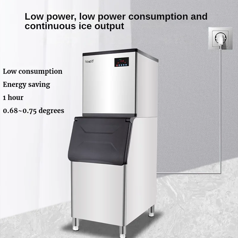 Split Type Commercial Ice Cube Ice Machine Full Size Cube Undercounter Commercial Automatic Ice Maker