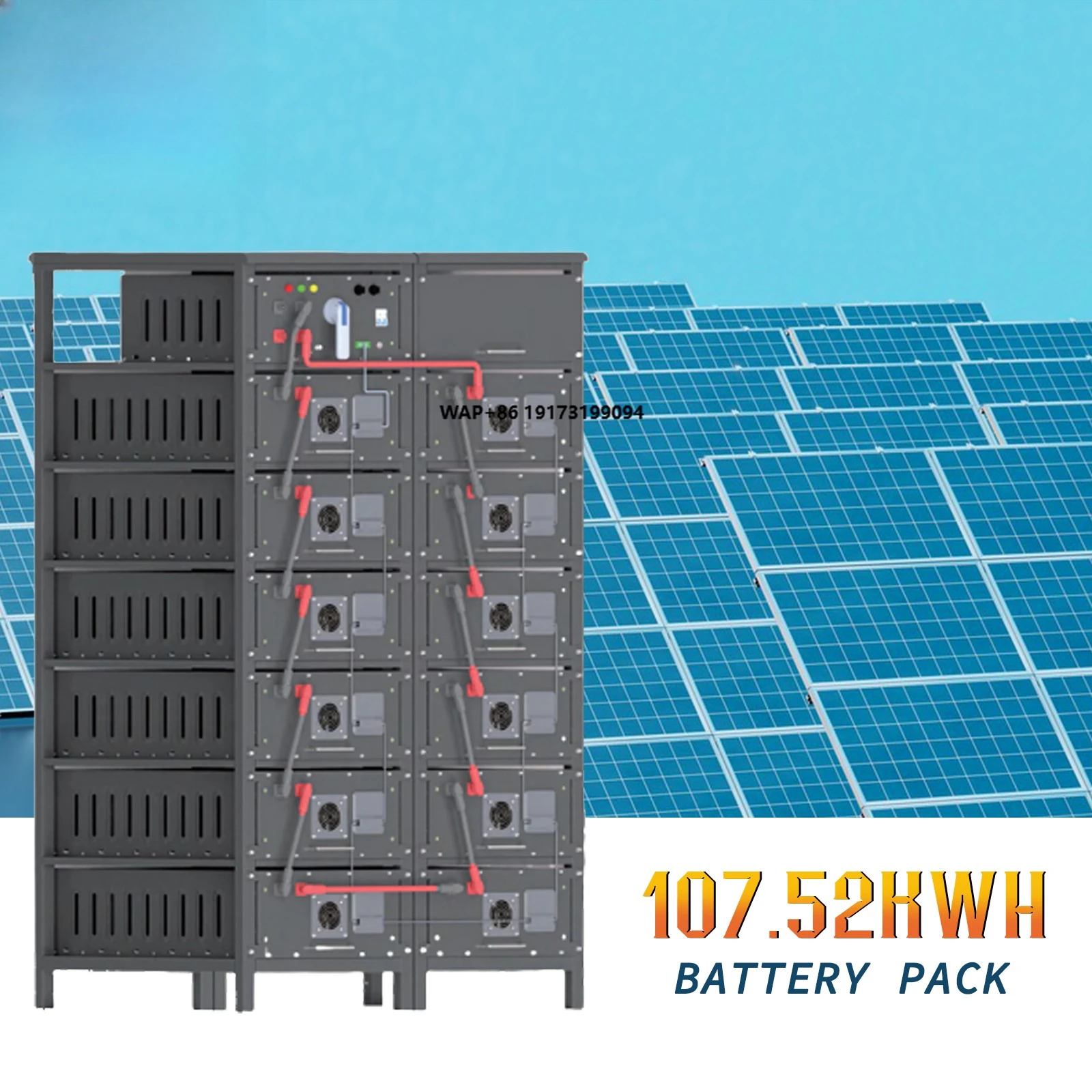 

Jingsun Commercial Solar Battery Pack 107.52kwh 280ah 384v Eu Stock High Quality Lithium Batteries for Solar System