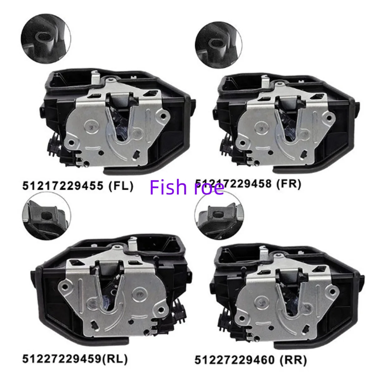 51217229455 Suitable for B-M-W Door Lock Actuators 1, 3, 5 Series E81 E82 E87 F20 F30 E93 E90 E91 F10 F11 from 2005 to 2016
