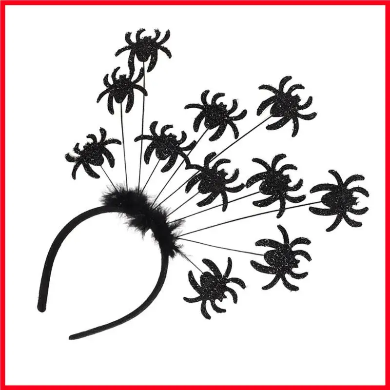 F3MF Spooky Spiders/Bat Hairband Carnivials Teen Play Play Bead Tead Tehult